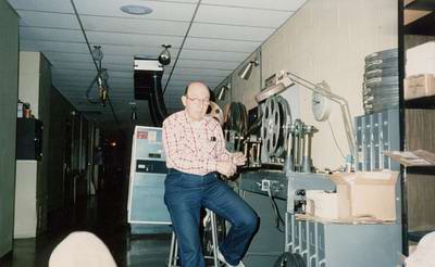 Showcase Cinemas Sterling Heights - Projectionist Walt Kowalczyk From Ron Wittebols (newer photo)